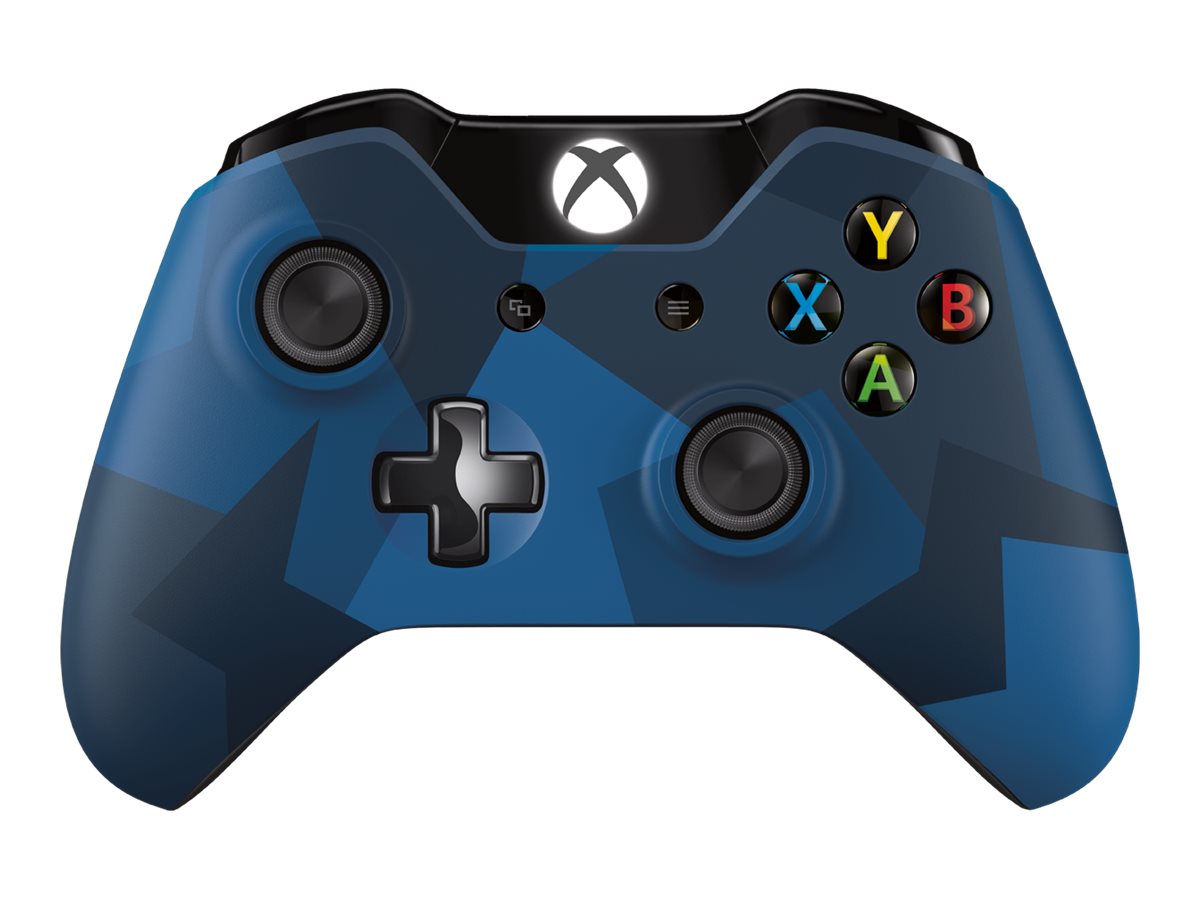Microsoft Xbox One Wireless Controller - Special Edition Midnight Forces - gamepad - wireless (pack of 2) - for Microsoft Xbox One - image 1 of 2