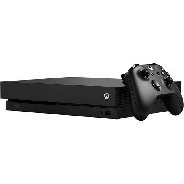 Pre-Owned Microsoft Xbox One X 1TB Console, Black, CYV-00001
