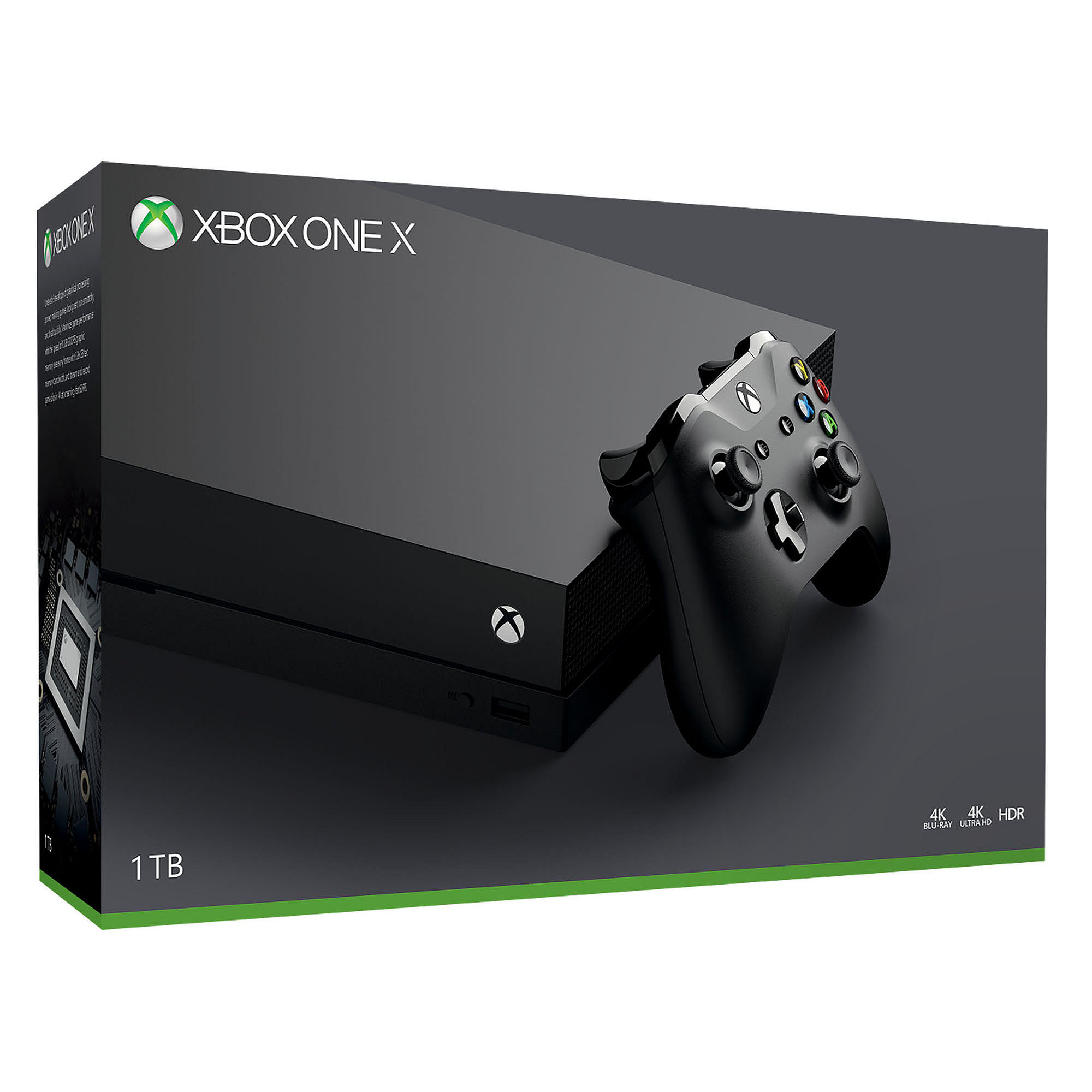 Microsoft Xbox One X 1TB Console, Black, CYV-00001 - image 1 of 3