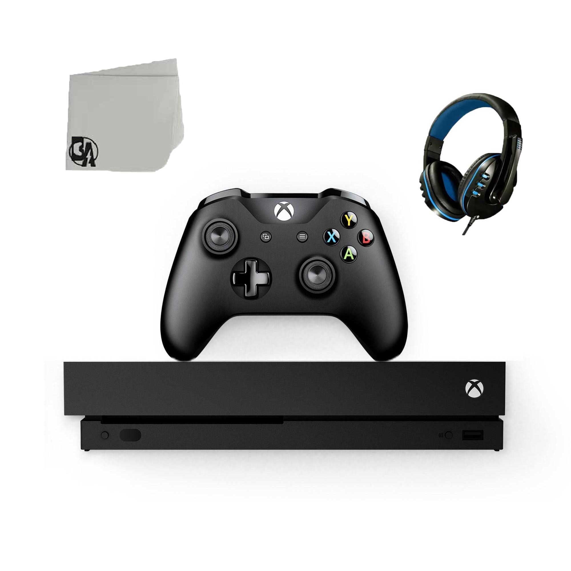 Pre-Owned Microsoft Xbox One X 1TB Gaming Console Black with BOLT