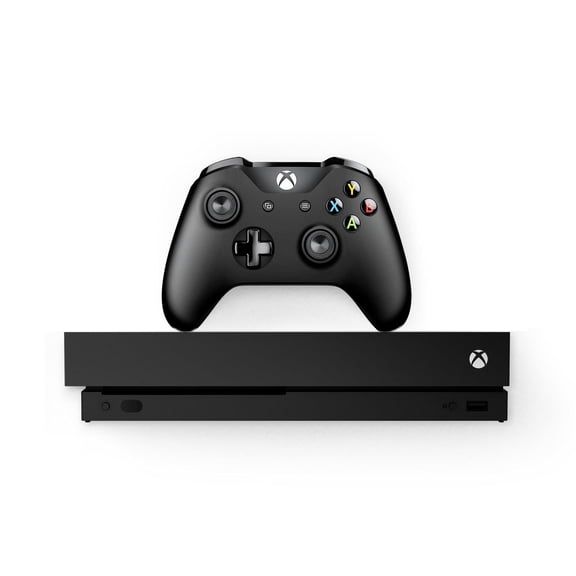 Restored Microsoft Xbox One X 1TB Gaming Console Black with HDMI Cable