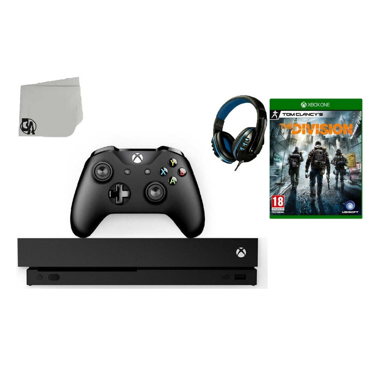 Microsoft Xbox One X 1TB Gaming Console Black with Tom Clancy's The  Division BOLT AXTION Bundle Like New