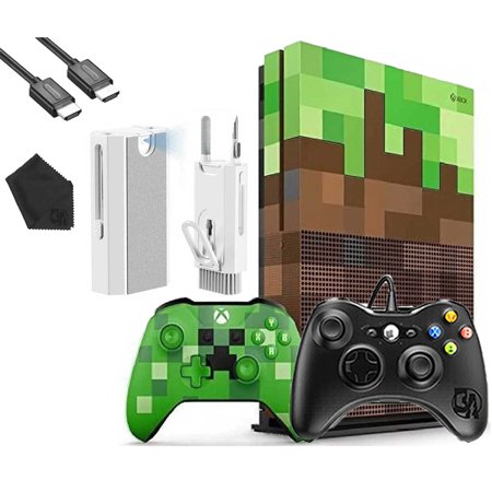 Microsoft Xbox One X 1TB Gaming Console Mincraft with 2 Controller HDMI Cleaning Kit