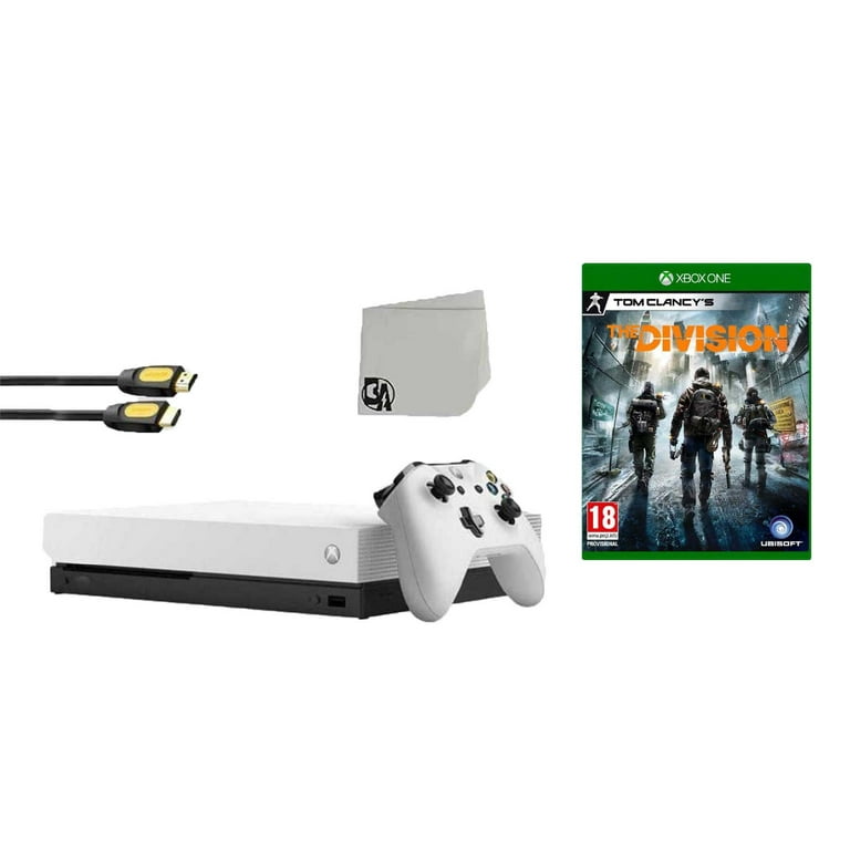 Microsoft Xbox One X 1TB Gaming Console White with Tom Clancy's The  Division BOLT AXTION Bundle Used