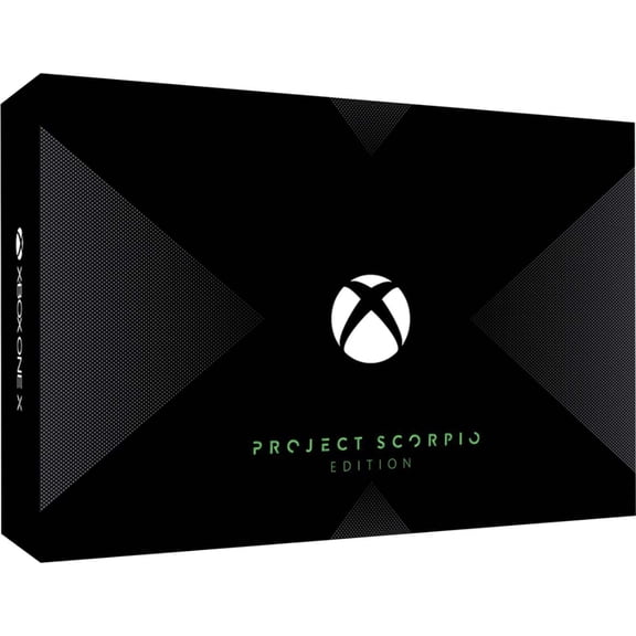 Restored Microsoft, Xbox One X, Project Scorpio Edition, Video Game Console, 1TB, Black, 1, 1