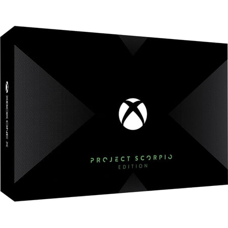 Microsoft, Xbox One X, Project Scorpio Edition, Video Game Console, 1TB, Black, 1, 1