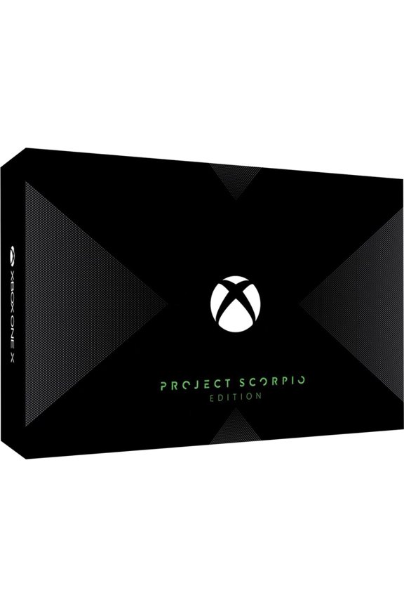 Restored Microsoft, Xbox One X, Project Scorpio Edition, Video Game Console, 1TB, Black, 1, 1