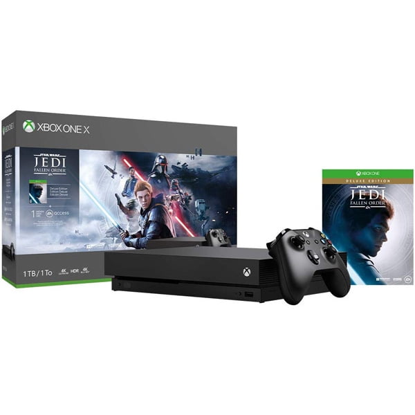 Microsoft Xbox One X Star Wars Jedi Fallen Order System Bundle