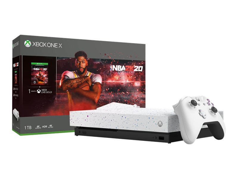 Microsoft Xbox One X - NBA 2K20 Special Edition Bundle - game console - 4K - HDR - 1 TB HDD - night sky - NBA 2K20