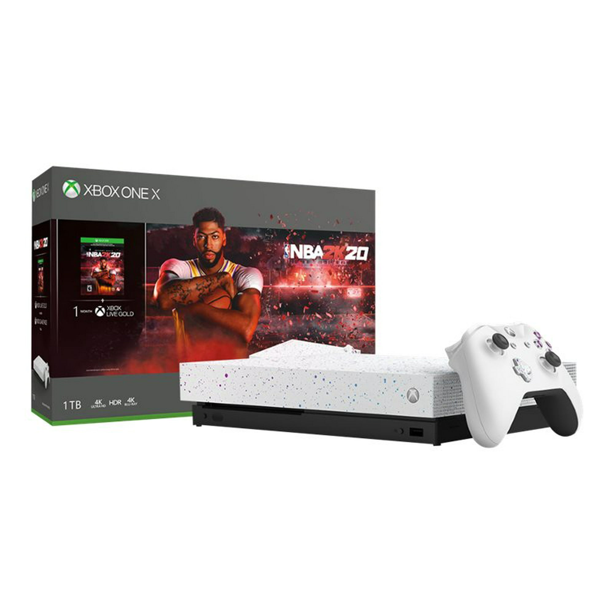 Microsoft Xbox One S 1TB Console with NBA 2K20 and Bonus Game