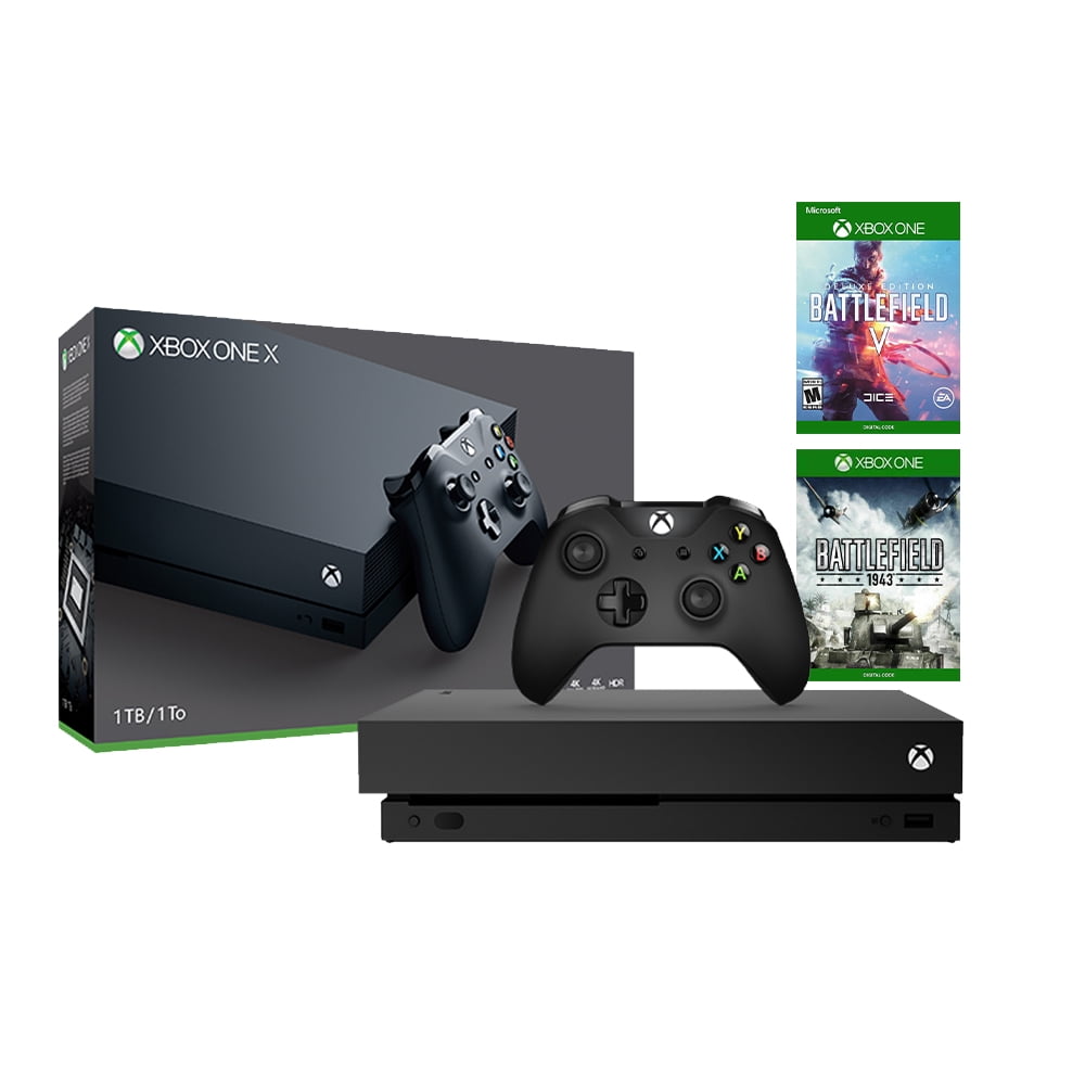 Microsoft Xbox One X 1tb Special Edition Battlefield V With