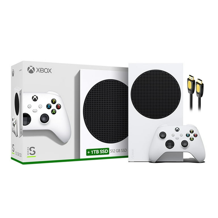 Microsoft Xbox Series S Bundle: 1.5TB SSD, Mytrix HDMI