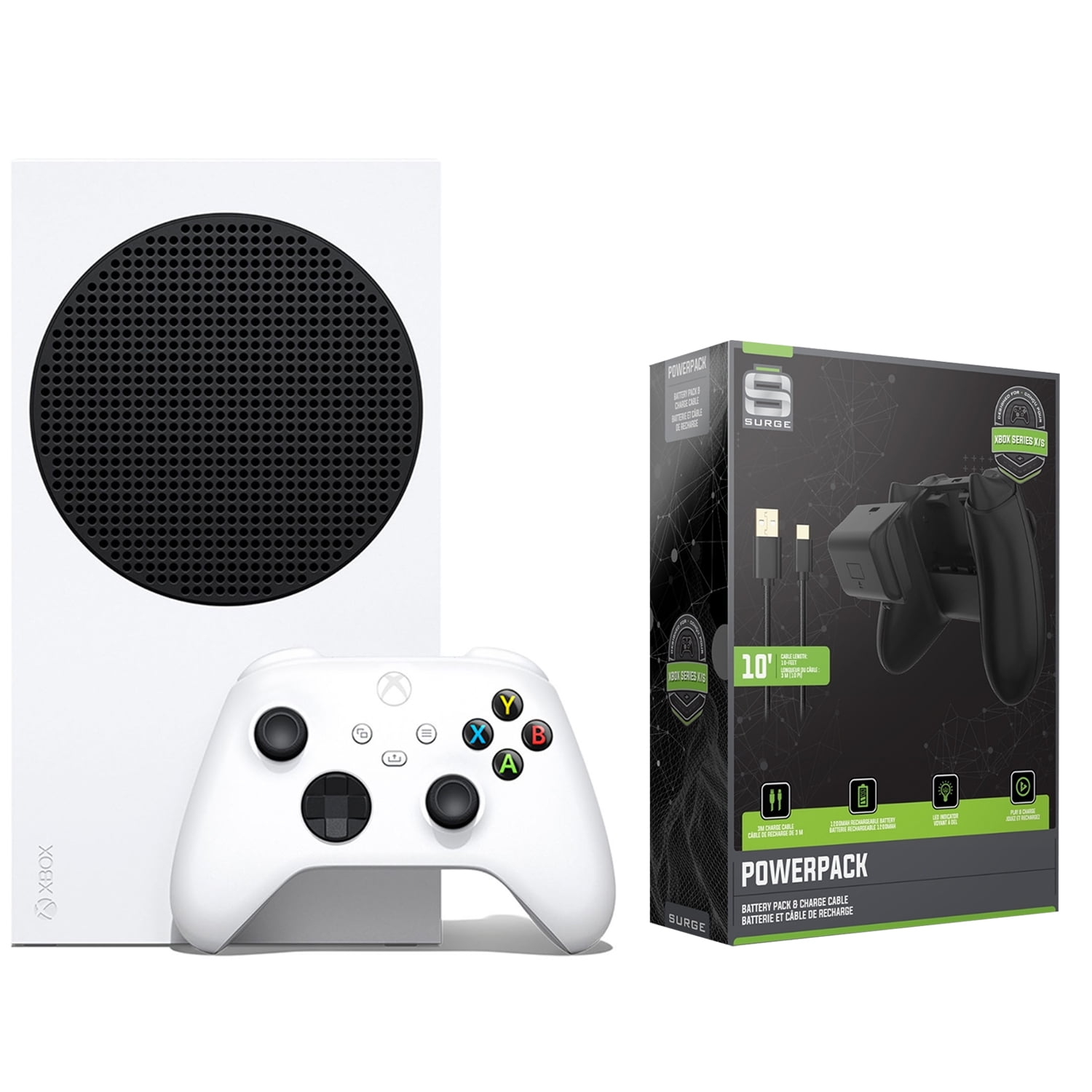 Microsoft Xbox Series S 512GB Console with Powerpack Battery and 