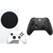 Microsoft Xbox Series S 512GB Robot White with Microsoft Xbox Wireless Controller - Carbon Black