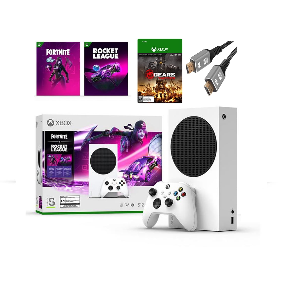 Microsoft Xbox-Series-S 512GB SSD– Fortnite & Rocket League Bundle