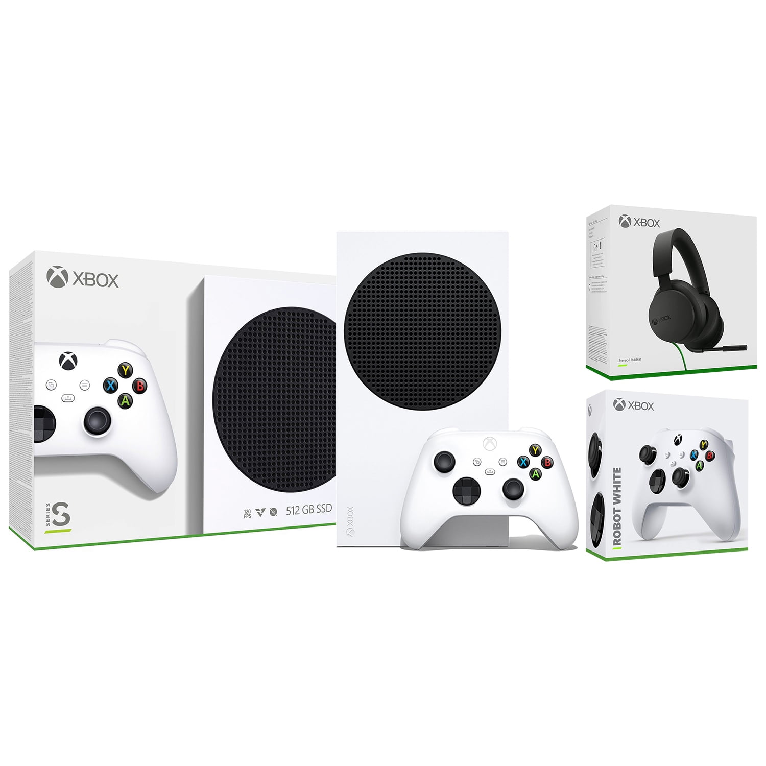 Microsoft Xbox Series S 512GB Gilded Hunter Bundle cor branco