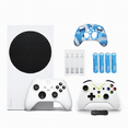 thumbnail image 1 of Microsoft Xbox Series S All-Digital 512 GB Console White (Disc-Free Gaming), 1440p Resolution, Up to 120FPS, Wi-Fi, with One Xbox Wireless Controller and Batteries, 1 of 8