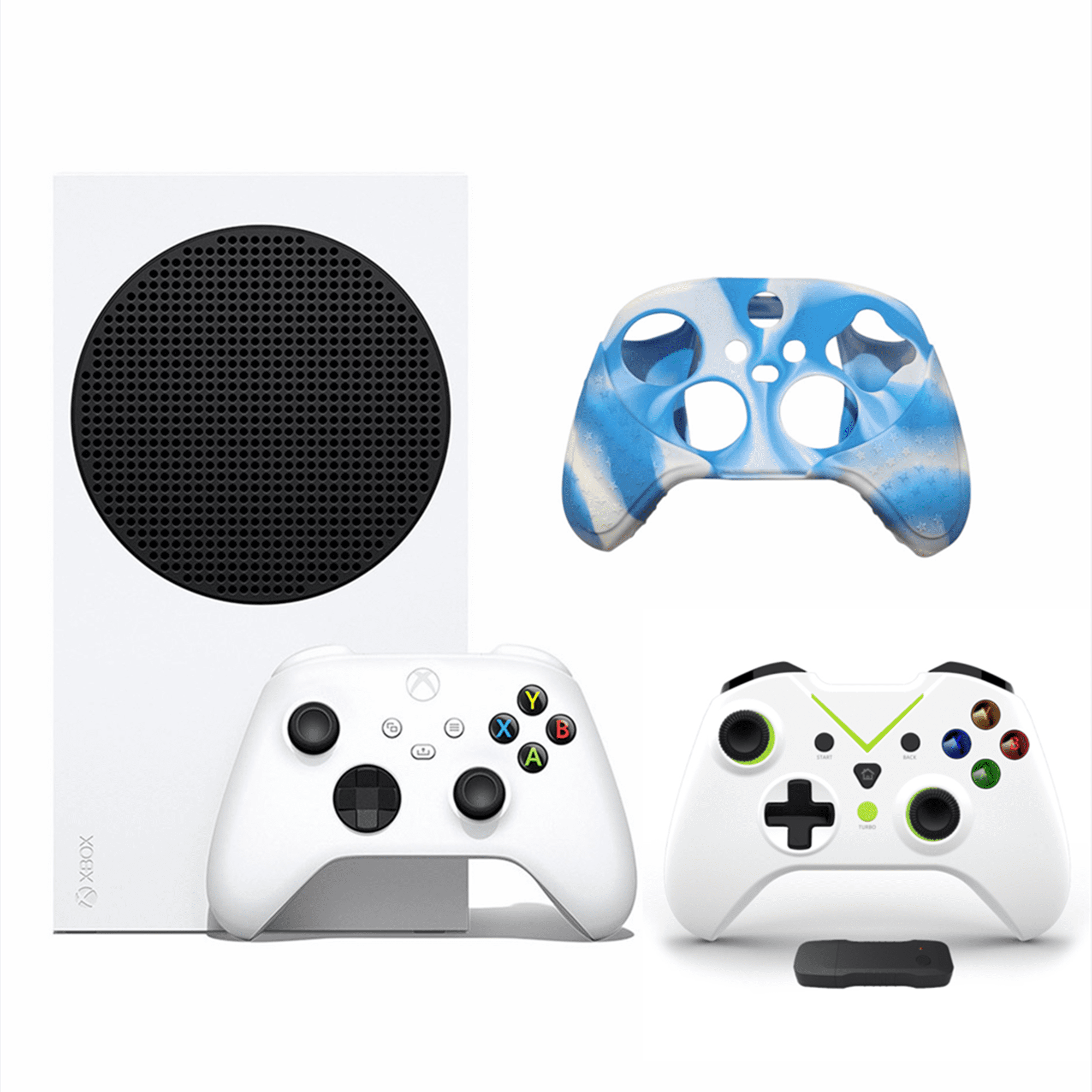 Microsoft Xbox Series S All-Digital 512 GB Console White (Disc-Free  Gaming), One Xbox Wireless Controller, 1440p Resolution, Up to 120FPS.  Bundle with