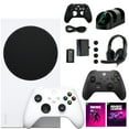 thumbnail image 1 of Microsoft Xbox Series S Fortnite Console with Extra Black Controller Accessories Kit, 1 of 1
