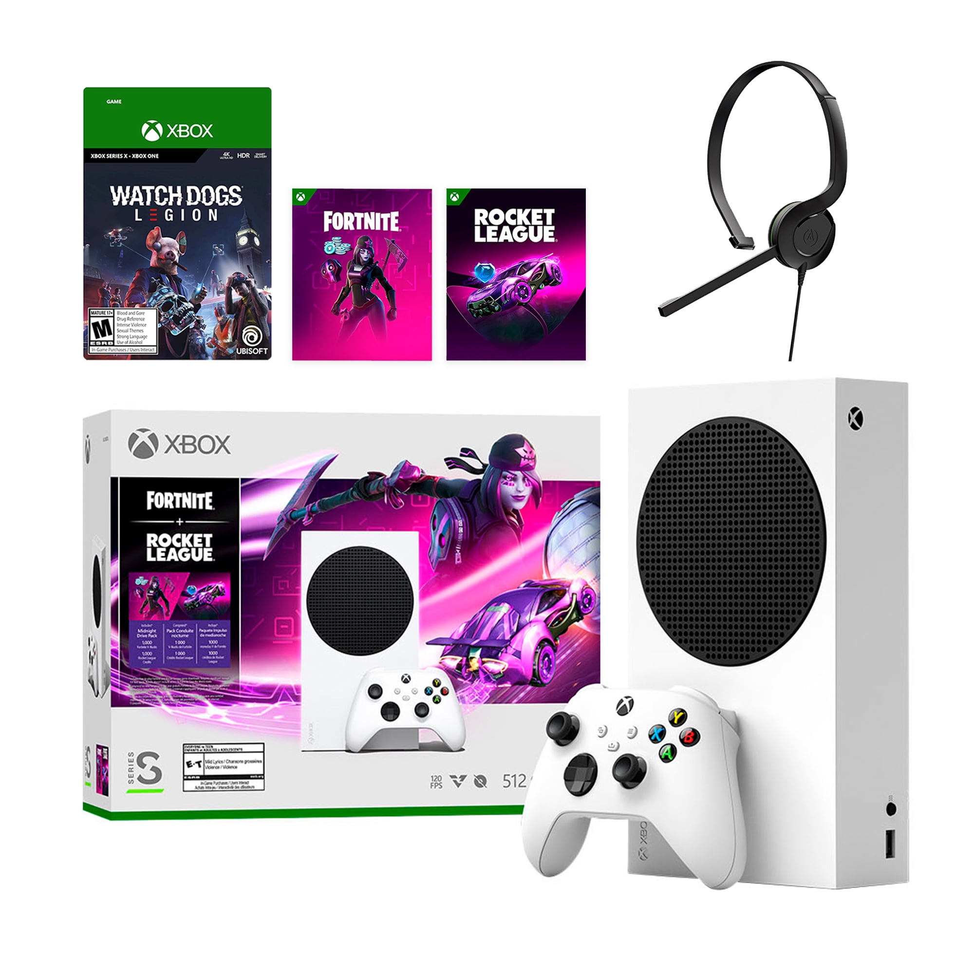 Microsoft Xbox Series S Fortnite Rocket League Midnight Drive