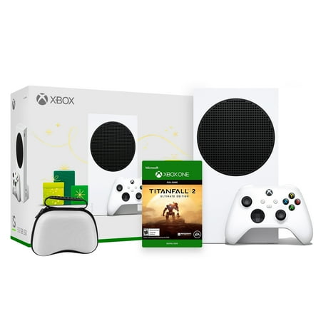 Microsoft Xbox Series S Robot White Console and Wireless Controller Bundle with Titanfall 2 Full Game and Mytrix Controller Protective Case