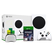 Microsoft Xbox Series S Robot White Console and Wireless Controller Bundle with Watch Dogs: Legion Full Game and Mytrix Controller Protective Case