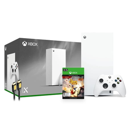 Microsoft Xbox Series X 1TB All-Digital Robot White Console and Wireless Controller Bundle with It Takes Two Full Game and Mytrix High Speed HDMI