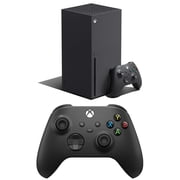 Microsoft Xbox Series X 1TB Carbon Black with Microsoft Xbox Wireless Controller - Carbon Black Bundle