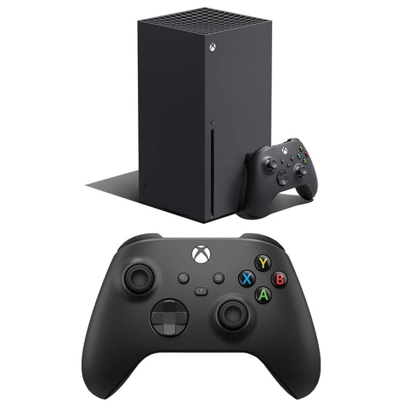 Microsoft Xbox Series X 1TB Carbon Black with Microsoft Xbox Wireless Controller - Carbon Black Bundle