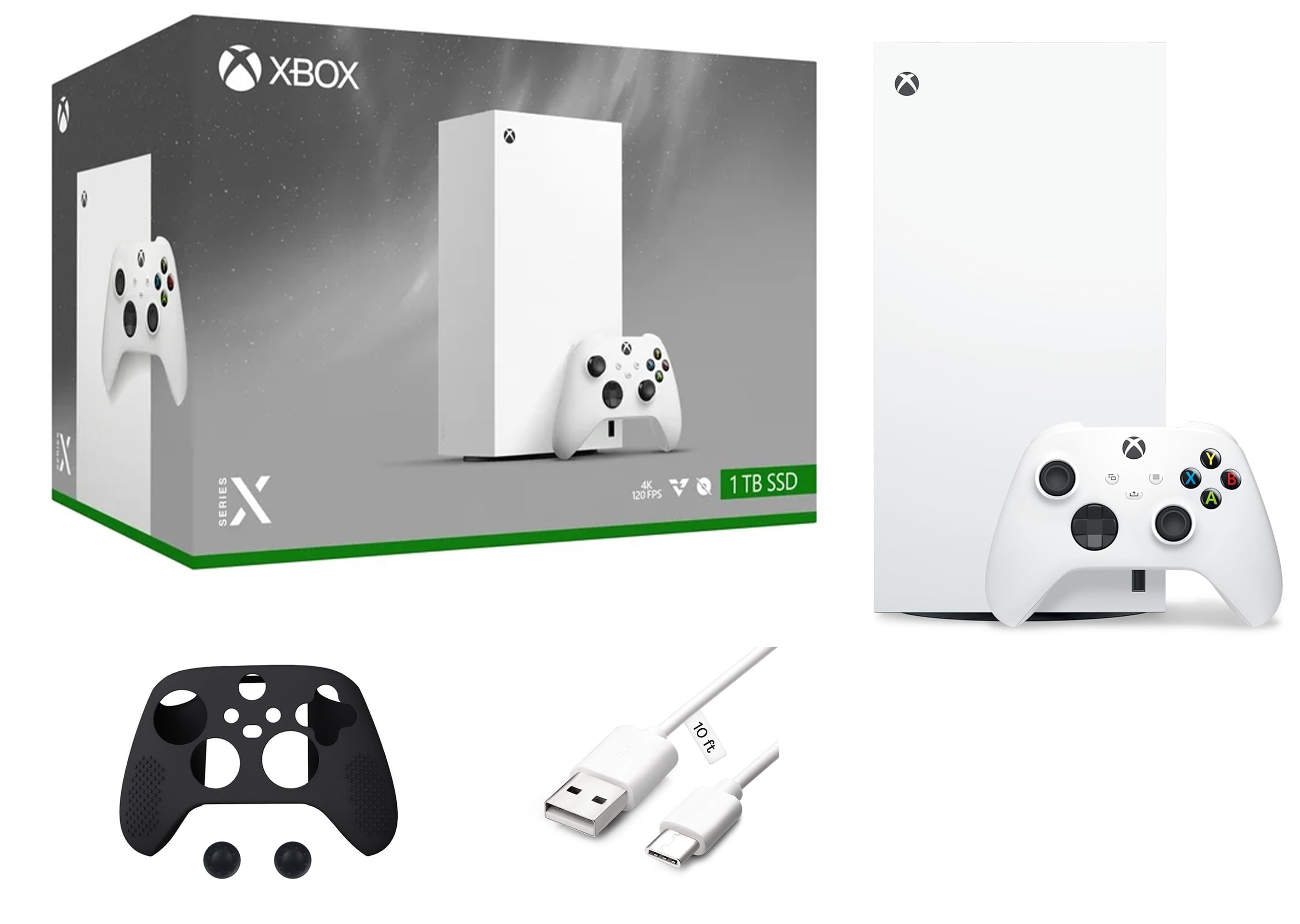 Microsoft Xbox Series X 1TB Digital Edition with Mazepoly Accessories
