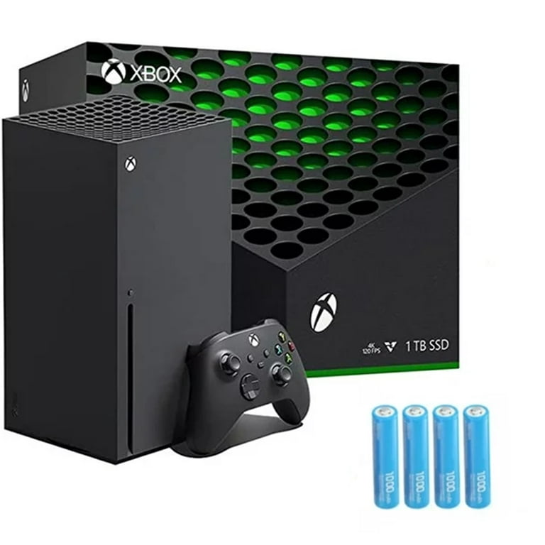 Microsoft Xbox Series X 1TB SSD Gaming Console with 1 Xbox Wireless  Controller - Black, 2160p Resolution, 8K HDR, Wi-Fi, w/Batteries