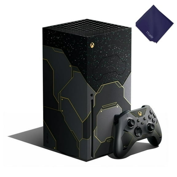 New TTrade Microsoft Xbox Series X 1TB SSD Halo Infinite Limited Edition Gaming Console (Black)