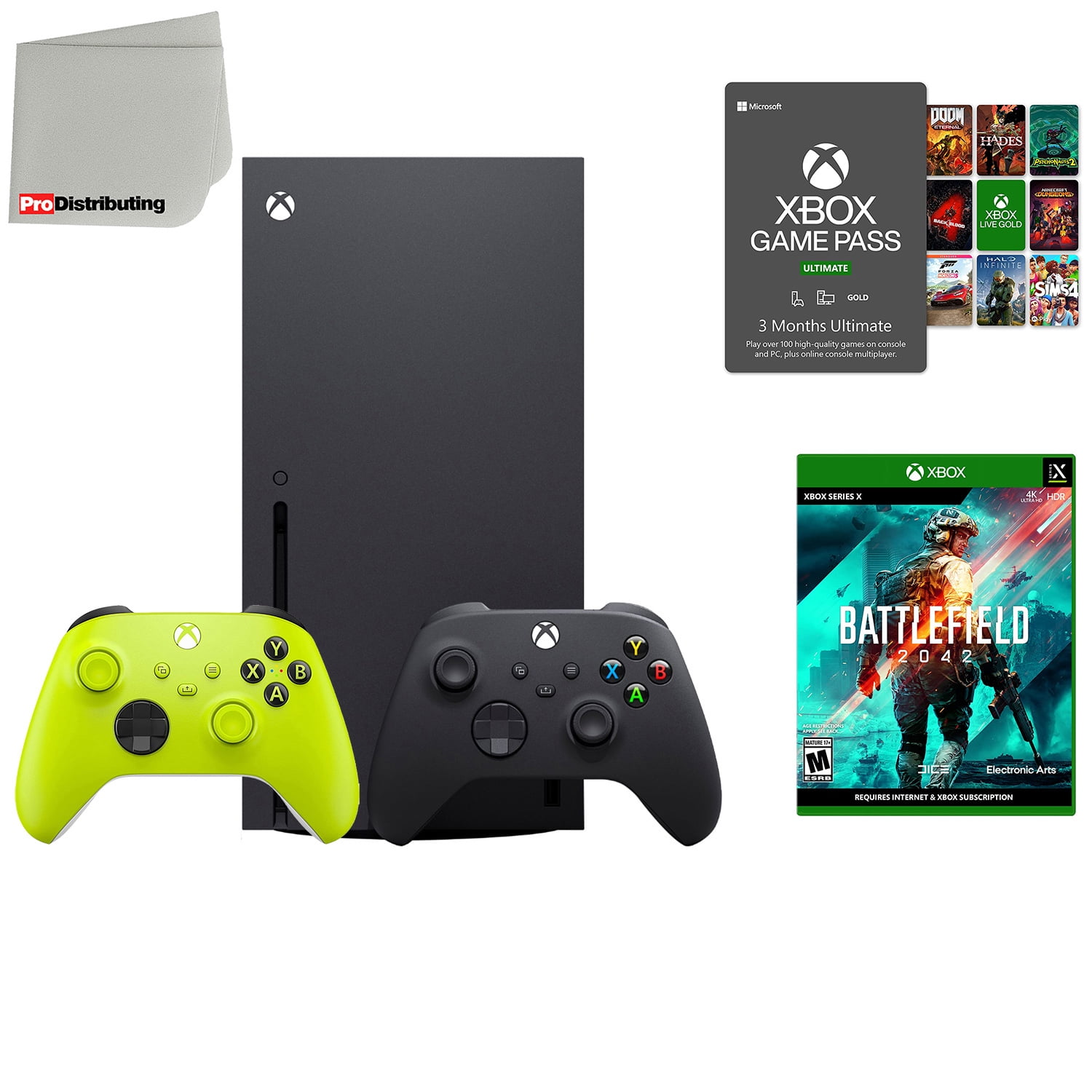  Microsoft Xbox Series X Bundle, 1TB SSD Video Gaming Console  with One Xbox Wireless Controller, Xbox 3 Month Game Pass Ultimate +  Accessoris : Video Games