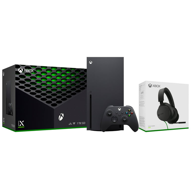 Microsoft Xbox Series X 1TB Video Game Console with Official Gaming Headset  Bundle
