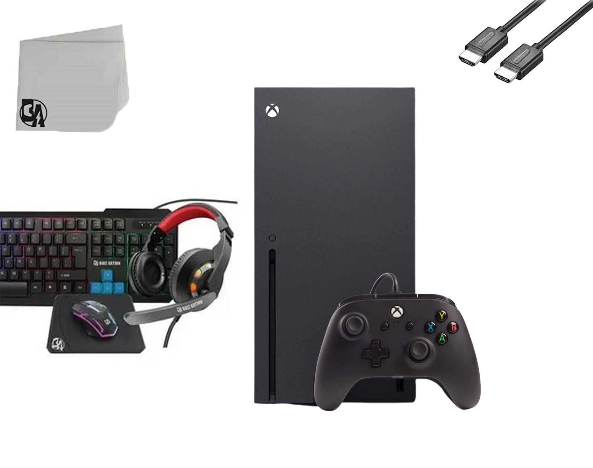 Microsoft Xbox Series X Black 16GB Ram Gaming Console + 4in1 BOLT