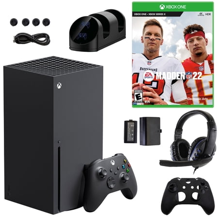 Microsoft Xbox Series X Console with Madden 22 and Accessories Kit