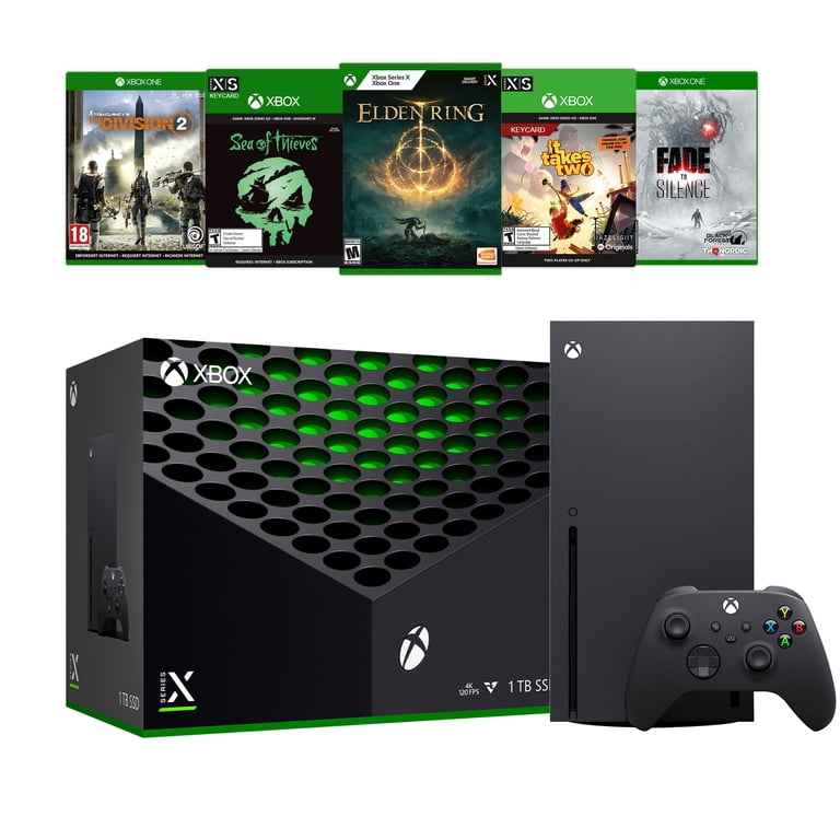 Microsoft Xbox Series X 1TB SSD Bundle - Black Console, Wireless