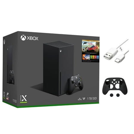Microsoft Xbox Series X – Forza Horizon 5 Bundle, 1TB SSD Video Gaming Console with One Xbox Wireless Controller + Mazepoly Accessories