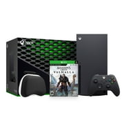 Microsoft Xbox Series X Gaming Console Bundle - 1TB SSD Black Xbox Console and Wireless Controller with Assassins Creed Valhalla