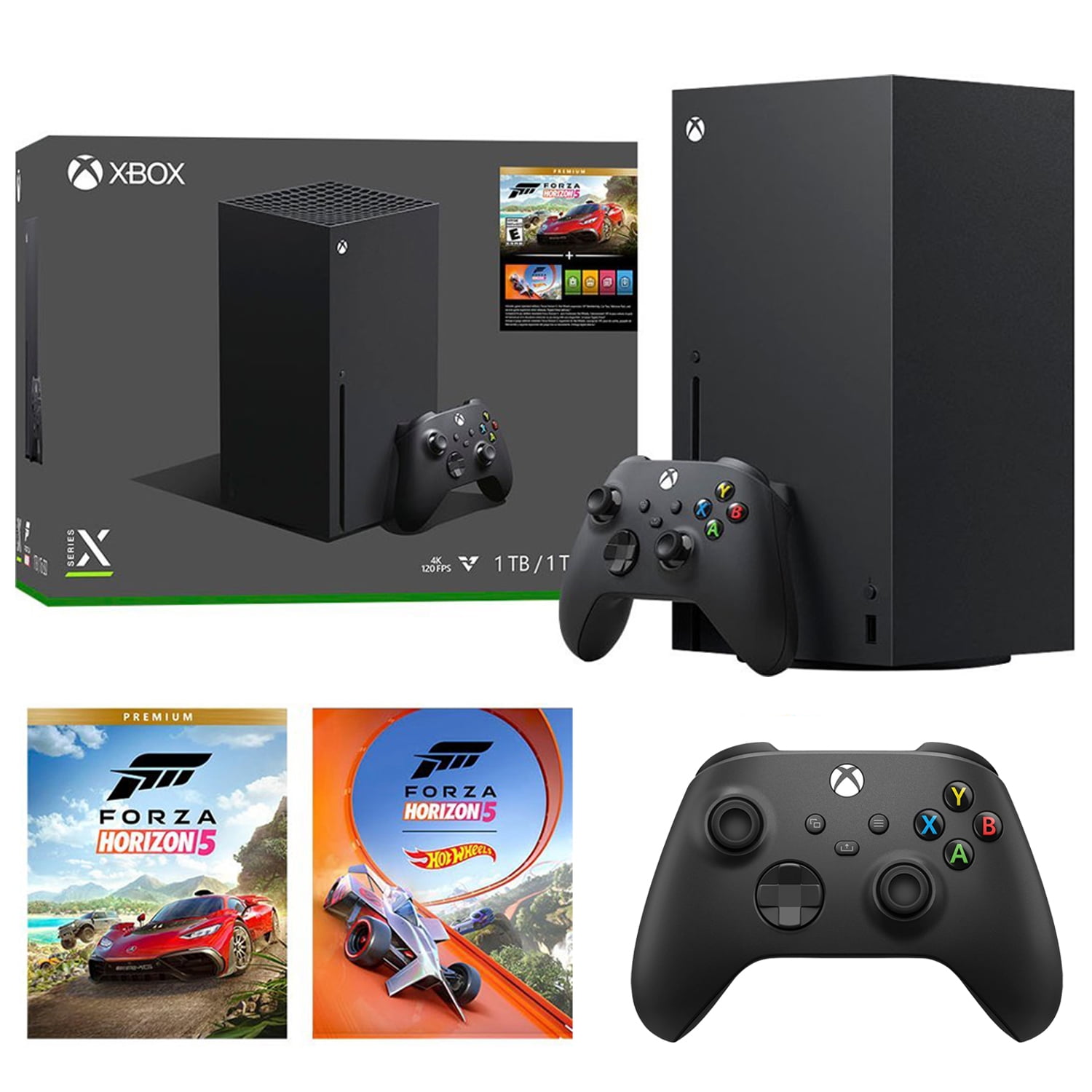  Microsoft Xbox Series X – Forza Horizon 5 Bundle, 1TB SSD Video  Gaming Console with One Xbox Wireless Controller, Xbox 3 Month Game Pass  Ultimate : Video Games