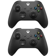 Microsoft Xbox Wireless Bluetooth Controllers with USB, Carbon Black, 2-Pack