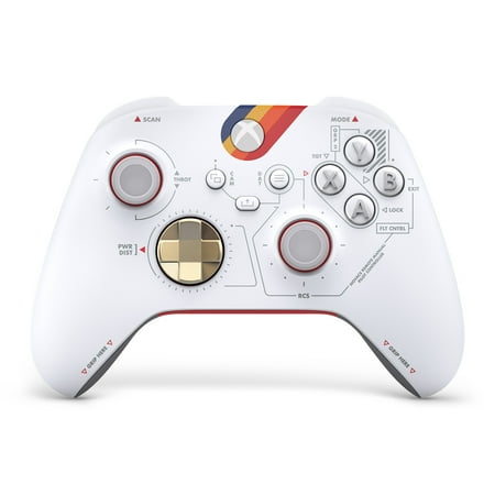 Microsoft - Xbox Wireless Controller for Xbox Series X, Xbox Series S, Xbox One, Windows Devices - Starfield Edition