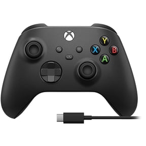 Microsoft XBOX Wireless Controller & USB-C Cable - Cable for Windows included - Bluetooth Connectivity - 9 ft cable length - Quickly pair & switch between platforms