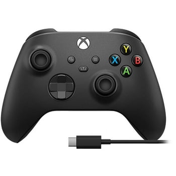 Microsoft Xbox Wireless Controller & USB-C Cable - Cable for Windows included - Bluetooth Connectivity - 9 ft cable length - Quickly pair & switch between platforms