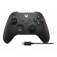 thumbnail image 1 of Microsoft Xbox Wireless Controller With USB-C Cable for Xbox Series X, Xbox Series S, Xbox One, and PC - Carbon Black, 1 of 7