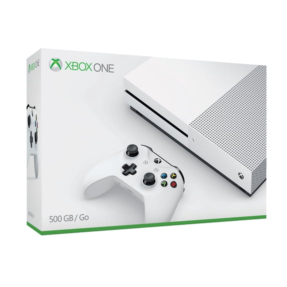 Microsoft, Xbox One S Gaming Console, 500GB, White