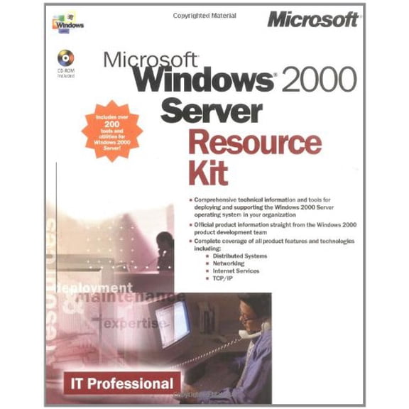 Pre-Owned Microsoft(r) Windows(r) 2000 Server Resource Kit (Paperback) 1572318058 9781572318052