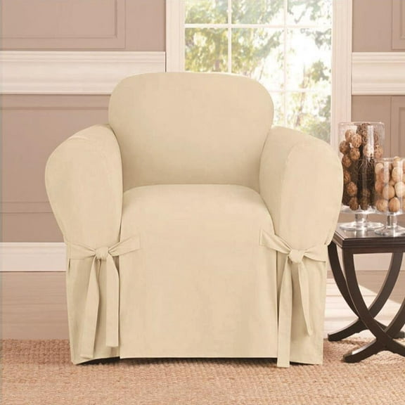Microsuede Furniture Slipcover Sofa 70 x 140- Beige
