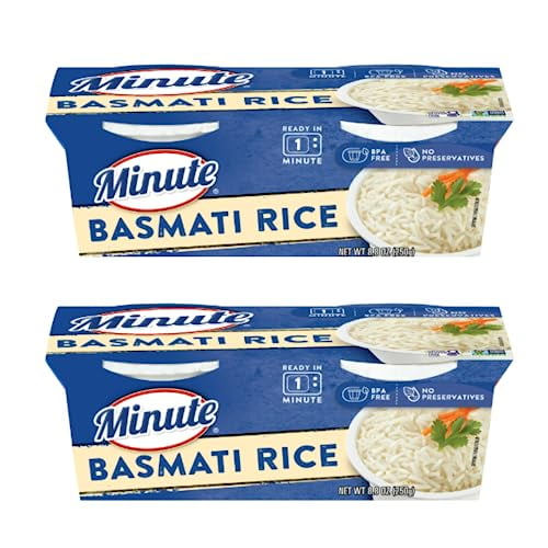 Microwavable Basmati Rice Bundle. Includes Two8.8 Oz Packages of