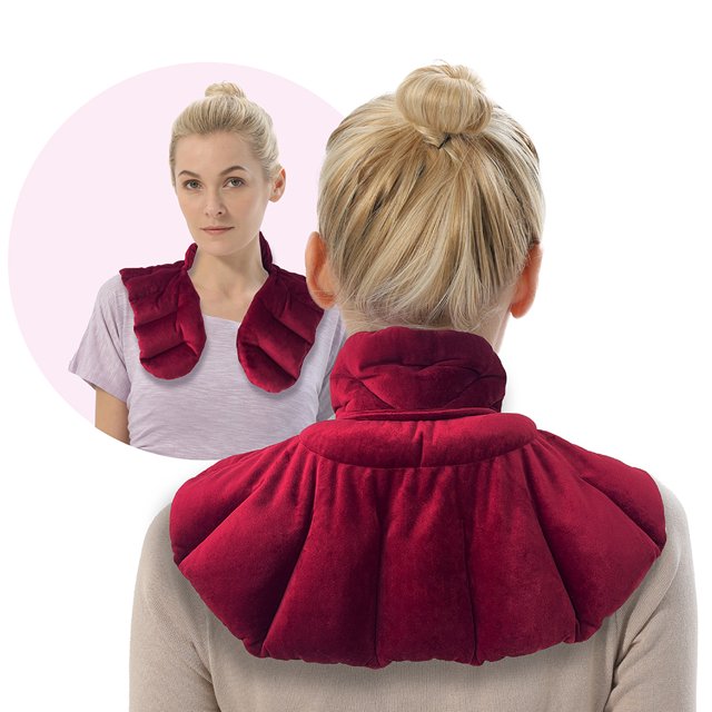 Microwavable Heating Pad Wrap for Neck and Shoulders to Relieve Pain